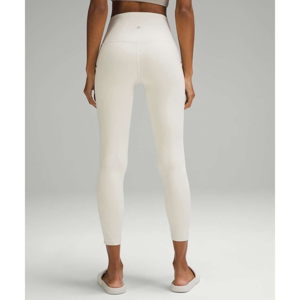 Lululemon Align HR Womens Legging 25” Color Bone White Size 8 $98 New w/tag - Picture 2 of 6